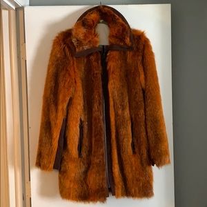 H&M Signature Designer Faux Fur Coat